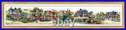 DIY Cross-stitch kits Fairytale town (Landscape) needlepoint kit Abris Art