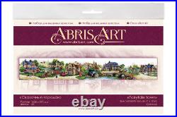 DIY Cross-stitch kits Fairytale town (Landscape) needlepoint kit Abris Art