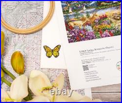 DIY Needlepoint Counted Cross Stitch Spring Mountain Majesty Embroidery Kit DIY Needlepoint Counted Cross Stitch Spring Mountain Majesty Embroidery Kit