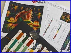DIY Needlepoint Kit The Mermaid's Sanctuary Cross-Stitch Craft Set for Home DIY Needlepoint Kit The Mermaid's Sanctuary Cross-Stitch Craft Set for Home