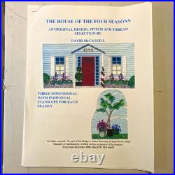 David McCaskill House of the Four Seasons 3D needlepoint Kit Fabric/Thread guide
