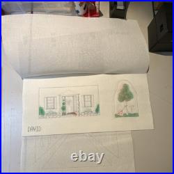 David McCaskill House of the Four Seasons 3D needlepoint Kit Fabric/Thread guide