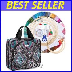 Deluxe Embroidery Kit with Cross Stitch Supplies