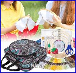 Deluxe Embroidery Kit with Cross Stitch Supplies