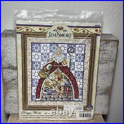 Design Works Jim Shore Counted Cross Stitch Kit #5992 SANTA CLAUS 14 x 16 New