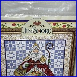 Design Works Jim Shore Counted Cross Stitch Kit #5992 SANTA CLAUS 14 x 16 New