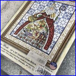 Design Works Jim Shore Counted Cross Stitch Kit #5992 SANTA CLAUS 14 x 16 New