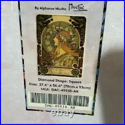 Diamond Art Club DAC Zodiac by Alphonse Mucha (Sealed) Large 28x37 Rare