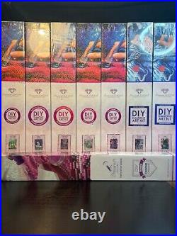 Diamond Art Club Painting Collection Lot of 8 Sealed NIB