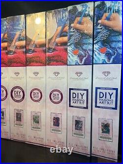 Diamond Art Club Painting Collection Lot of 8 Sealed NIB