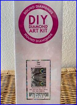 Diamond Art Club THE CAT by Tummeow DAC Diamond Painting Kit NIB 29x22 NEW. RARE