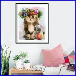 Diamond Painting Cat Mouse Cute Portrait Embroidery Design House Wall Decoration