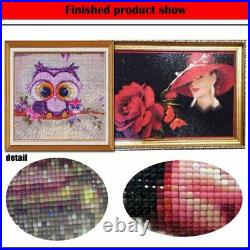 Diamond Painting Cross Stitch Embroidery Flower Full Square Unfinished Home Gift