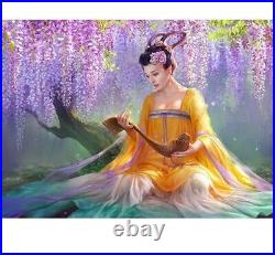 Diamond Painting Woman Beauty Lovely Tree Flowers Design Embroidery House Decors