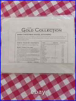 Dimension Gold Collection Counted Cross Stitch Kit Christmas Angel Stocking 8498