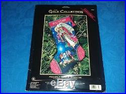 Dimensions 2000 Gold Collection Heavenly Herald Stocking Linda Green Nativity