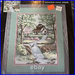 Dimensions 35027 Peaceful Stream Counted Cross Stitch Kit-11X14 16 Count