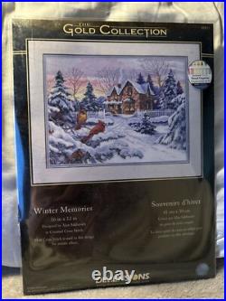 Dimensions 35208 Pleasures of Winter Counted Cross Stitch Kit Lw11