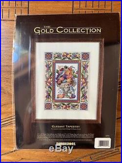 Dimensions # 3793 Elegant Tapestry Counted Cross Stitch Kit OOP RARE Full Kit