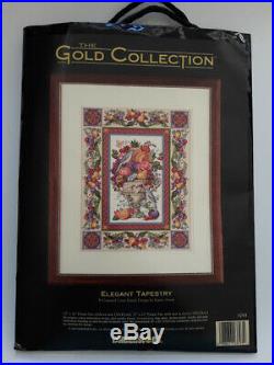 Dimensions # 3793 Elegant Tapestry Counted Cross Stitch Kit Unopened OOP RARE