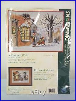Dimensions A Christmas Wish Cross Stitch Kit 8804 by Paul Landry 15 x 11 NEW