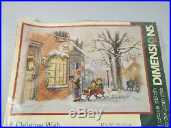 Dimensions A Christmas Wish Cross Stitch Kit 8804 by Paul Landry 15 x 11 NEW