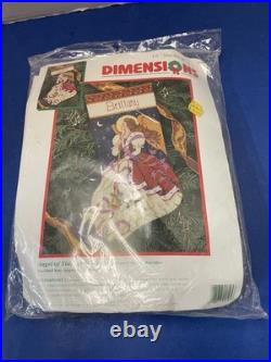 Dimensions Angel Of Tidings Needlepoint Stocking Kit Sealed