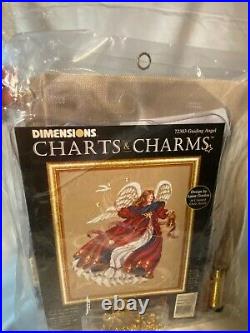 Dimensions-Charts & Charms- Guiding Angel-Counted Cross Stitch Kit-New 72303
