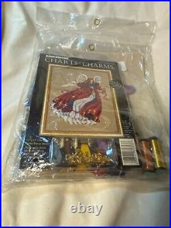 Dimensions-Charts & Charms- Guiding Angel-Counted Cross Stitch Kit-New 72303