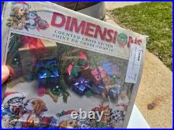 Dimensions Christmas Counted Cross Stitch Tree Skirt Kit Frisky Friends New Cats Dimensions Christmas Counted Cross Stitch Tree Skirt Kit Frisky Friends New Cats