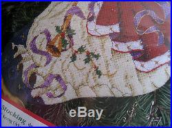 Dimensions Christmas Holiday Needlepoint Stocking Kit, ANGEL OF TIDINGS, 9105,16