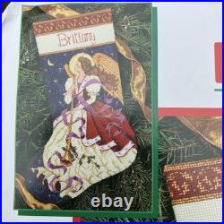 Dimensions Christmas Needlepoint 16 Stocking Kit ANGEL OF TIDINGS Open Package Dimensions Christmas Needlepoint 16 Stocking Kit ANGEL OF TIDINGS Open Package