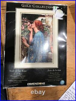 Dimensions Counted Cross Stich Gold Collection Soul Of The Rose 35210