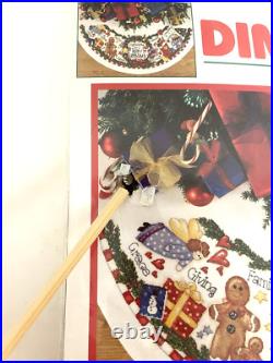 Dimensions Counted Cross Stitch Kit 8646 Christmas Ingredients Tree Skirt NIP