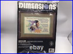 Dimensions Counted Cross Stitch Kit Native Earth & Man 3764 by Linda K. Powell