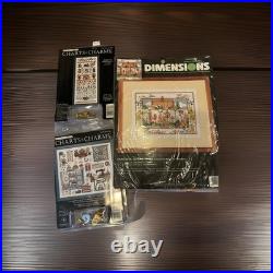Dimensions Counted Cross Stitch Kits Lot of 3