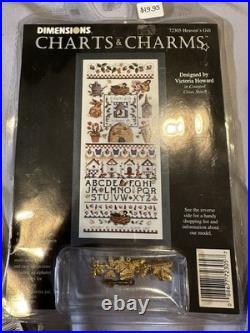 Dimensions Counted Cross Stitch Kits Lot of 3