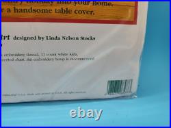 Dimensions Country Holiday Tree Skirt Cross Stitch Kit New NOS #8577 Rare VHTF