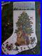 Dimensions-Crewel-Embroidery-Stitchery-Christmas-Stocking-KIT-TEDDY-S-GIFT-8084-01-ogwe
