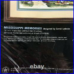 Dimensions Cross Stitch Kit 3860 Mississippi Memories 20 x 13 Sandi Lebron