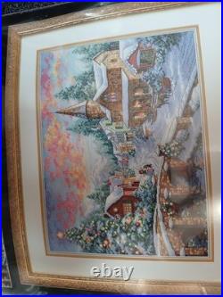 Dimensions Cross Stitch Kit Holiday Village #8783 By Nicky Boehme Two Of Two