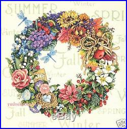 Dimensions Cross Stitch Kit Wreath Of All Seasons