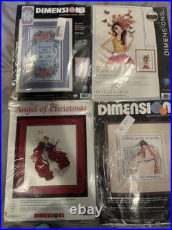 Dimensions Cross Stitch Kits Lot of 4
