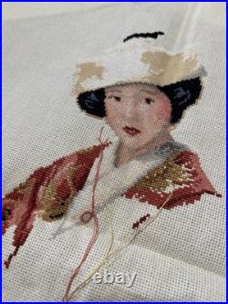 Dimensions Cross Stitch The Gold Collection 35109 Japanese Maiden Sauber Started