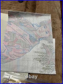 Dimensions Cross Stitch The Gold Collection 35109 Japanese Maiden Sauber Started