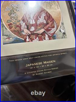 Dimensions Cross Stitch The Gold Collection 35109 Japanese Maiden Sauber Started