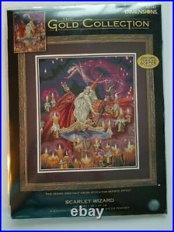 Dimensions Cross Stitch The Gold Collection Scarlet Wizard, New, Rare Bargain