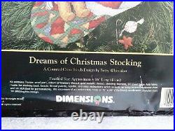 Dimensions Dreams of Christmas Sugarplums Stocking Kit 8497 Gold Collection