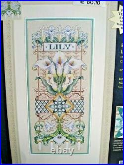 Dimensions Exquisite Lily Sampler # 35064 Gold Collection 2001 Very Rare