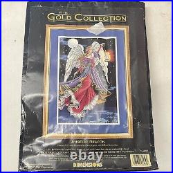 Dimensions GOLD COLLECTION ANGELIC BEACON 2449 Cross Stitch Kit OPEN COMPLETE